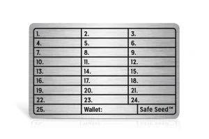seed phrase